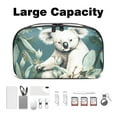 thumbnail image 3 of Koala Digital Pouch with Oxford Fabric, Waterproof, Size 5.9x9.44x3.14 in, Cord Organizer, Charger Organizer, Bag Cable Organizer, Electronic Travel Case Organizer, 3 of 6