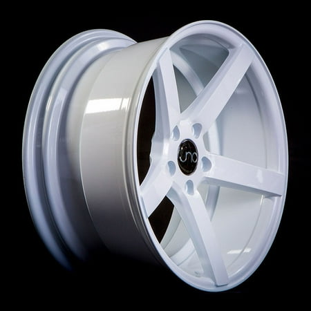 For 17x9 inch (1 Single Wheel Only) JNC Wheels - 17" JNC026 White Rim - 5x100 JNC Wheels-18515410566