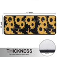 thumbnail image 5 of Kitchen Rugs Sets Of 2,Black Moon Sunflower Pattern Anti Fatigue Kitchen Mat Rugs Non Slip Washable,Decorative Kitchen Floor Mats for Kitchen,Sink,Laundry,17"x47"+17"x47", 5 of 5