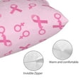 thumbnail image 3 of Balery Breast Cancer Awareness 1 Funda de Cojín Estampada, Regalos para Mujeres, Regalos de Amor para Ella, Regalos para Novia o Esposa, Funda de Almohada-20"x30", 3 of 6
