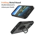 thumbnail image 7 of Njjex for iPhone 15 Phone Case with Rotatable Ring Holder [Bulit-in Kickstand],360°Full Body Shockproof Heavy Duty Protection Case with Screen Protector for iPhone 15 6.1 Inch, Black, 7 of 7