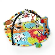 Bright Starts Start Your Senses Spots & Stripes Safari Gym and Activity Playmat, Ages Newborn +