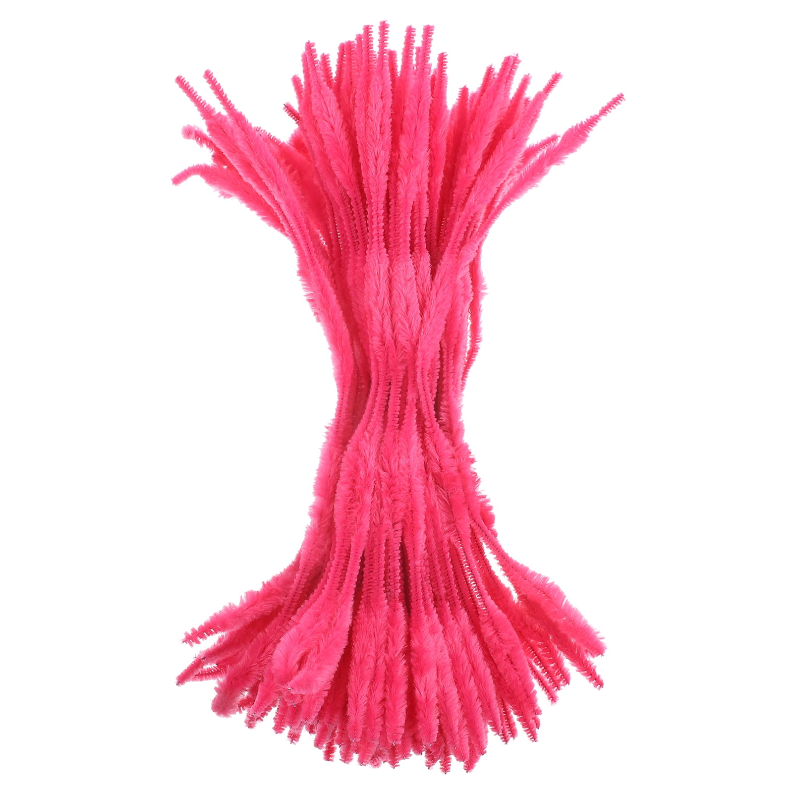 100pcs Handmade Diy Supply Twisted Sticks Material Chenille Stems Twisting Fluffy Diy Sticks