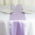 thumbnail image 2 of Efavormart Premium SATIN Table Top Runner For Weddings Birthday Party Fit Rectangle and Round Table 12" x 108"  Lavender, 2 of 10