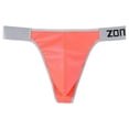 thumbnail image 2 of TANBOM Mens Sexy Bulge Enhancing Underwear Lightweight Breathable Thong Orange M, 2 of 8