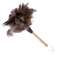 thumbnail image 1 of Classic Kitchen Accessories, 1 PCS Feather Duster Natural Solid Wooden Handle for Keyboard Home Car Cleaning, 1 of 9