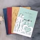 thumbnail image 5 of Tarjetas de invitación de boda cortadas con láser, anillos elegantes, tarjeta de felicitación de novia y novio, Día de San Valentín, decoración de recuerdo de fiesta de boda, 10 piezas, 5 of 5