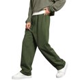 thumbnail image 2 of Men's Casual Baggy Sweatpants Elastic Drawstring Waist Wide Leg Lounge Pants Streetwear with Pockets,3XL, 2 of 7