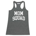 thumbnail image 1 of Mom Squad Birthday Pregnancy Mother's Day Gift Women's Tank Top, XL, H. Charcoal, 1 of 2