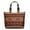 Bohemian, variant on Green Frog Travel Duffel Bag, Cute Cartoon Frog Print Weekender Tote, Mushroom and Flower Pattern Lightweight Multipurpose Carry-on Bag