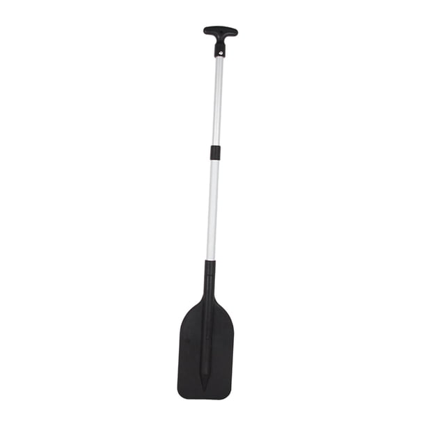Remo ligero para canoa, de 53 a 108 cm, para balsa, ideal para entusiastas de la navegación a remo en kayak. Negro