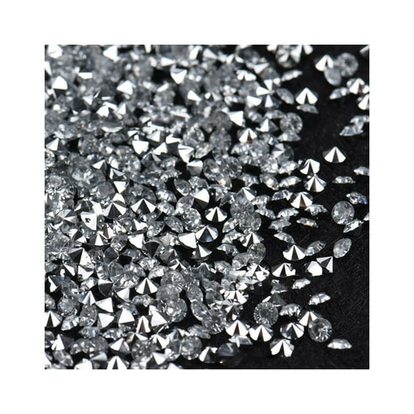 Qarigey 1000 piezas de diamantes de imitación de fijación en caliente, cristales redondos en punta, piedras Strass, dijes para decoración de uñas, Ropa, zapatos y accesorios Miscelánea tipo 1 Qarigey AP009833-01