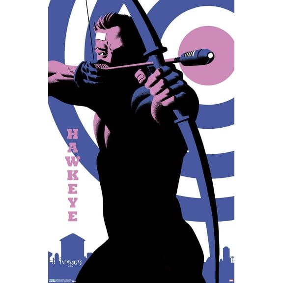 Marvel Comics - Hawkeye - Pop Art Wall Poster, 22.375" x 34"