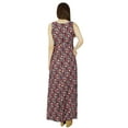 thumbnail image 2 of Bimba Women Long Floral Maxi Dress Multicolor Rayon Day Gown Chic Style, 2 of 7