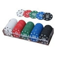 thumbnail image 1 of Poker Chips,100pcs Poker Chip Set Professional Poker Chips Poker Chip Set Unmatched Quality, 1 of 8