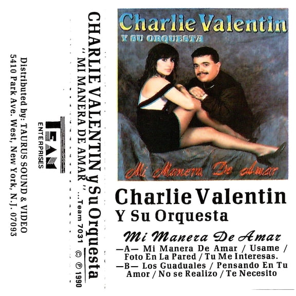 Charlie Valentin Y Su Orquesta – Mi Manera De Amar (Cassettte)