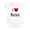 Cloud White, variant on CafePress - I Love Nurses Infant Creeper - Baby Light Bodysuit, Size Newborn - 24 Months