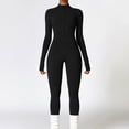 thumbnail image 2 of PEASKJP Shapewear Sans Manches Contrôle Ferme Col Rond Justaucorps pour Femmes Hauts Sans Coutures Côtelés, Noir m, 2 of 5