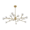 thumbnail image 5 of Elegant Lighting Graham 18-Light Modern Crystal/Iron Pendant in Gold, 5 of 9