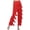 Red, variant on Women's Latin Dance Pants Tassel Ballroom Dance Professional Black Adult Fringe Rumba Tango Salsa Practice Pants