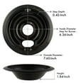 Range Kleen 1 Small Drip Bowl, Style B fits PlugIn Electric Ranges GE