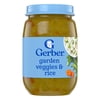 Gerber 3rd Foods Natural for Baby Veggie Power Baby Food, Garden Veggies & Rice, 6 oz Jar