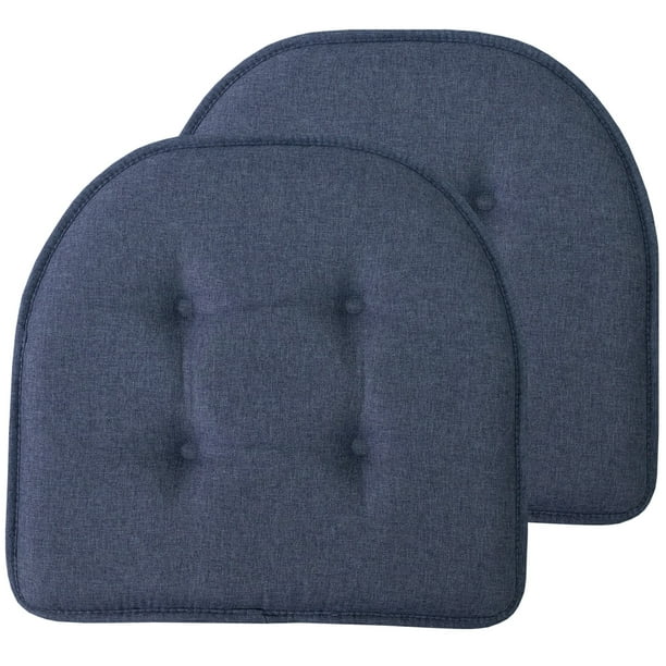 U Shaped Memory Foam No Slip Back 17 X 16 Chair Pad Cushion 2 Pack Com Slip Back 17 X 16 Chair Pad Cushion, Memory Foam Chair Pad 2 Pack