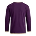 thumbnail image 5 of HAJWOH Men's Cotton Long Sleeved Lightweight Soft Athletic Crew Neck Gym Tops for Running Lounging Basic Shirts, 5 of 5