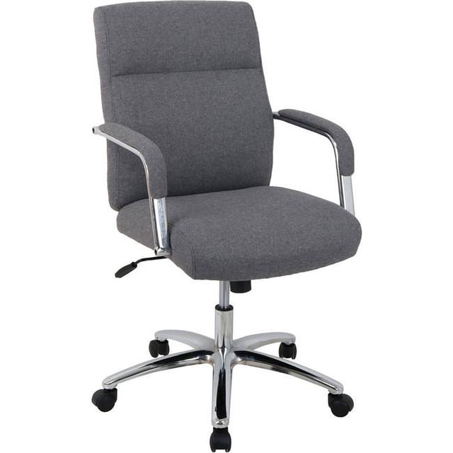 Global Seating Solutions 695622GY Interion High Back Fabric Task Chair - Charcoal Gray