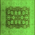 thumbnail image 1 of Ahgly Company Indoor Square Oriental Green Traditional Area Rugs, 8' Square, 1 of 4