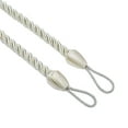 thumbnail image 4 of Clearance! Ongmies Curtain Tiebacks Clearance Ropes Tie Backs for Window Curtain Cord Buckle Tiebacks Braided Tie Backs Home Decor Beige on Sale, 4 of 5