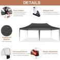 thumbnail image 4 of HOTEEL 10x20 Gazebo Canopy Tent with 6 Netting Sidewalls,Pop up Canopy for Parties Wedding,Commercial Easy up Gazebo with Sandbags,UV 50+, 4 of 10