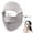 Gray, variant on Mulberry Silk Sun Protection Face Mask Upf, Blocks Uva Uvb and Blue Light, for Outdoor Activities and Screen Use, Yellow