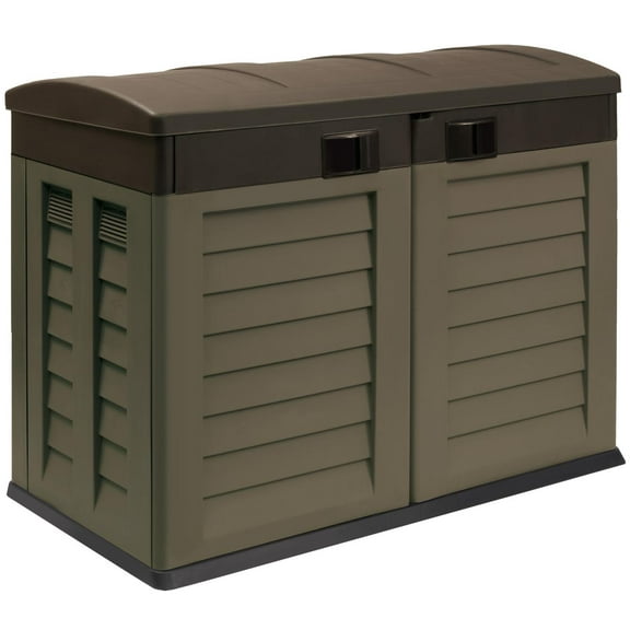 Starplast Garden Plastic Storage Shed "Willy", Mocha/Brown