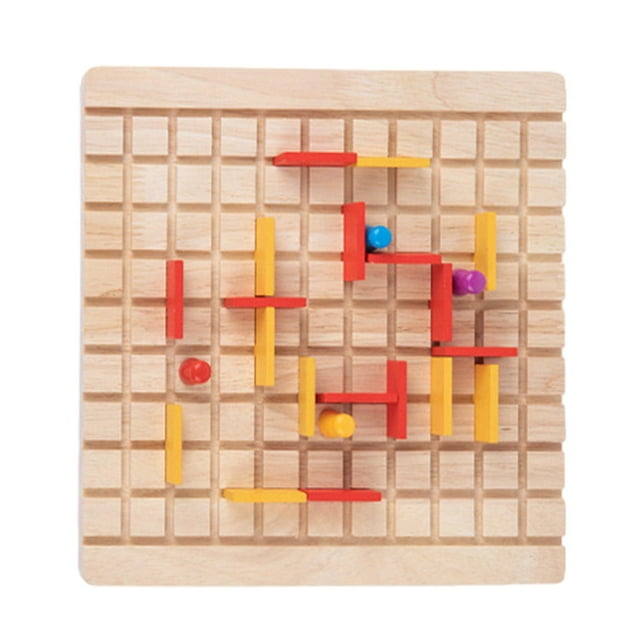 Juego de estrategia clásico,Juego Estrategia clásica Madera Estrategia familiar,Juego de damas chinas de tablero educativo de madera,Juego de clavijas de madera para juegos de paso a paso