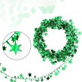thumbnail image 4 of 2 Rolls Of Sparkly Star Tinsel Garlands With Wire For Xmas Tree, 4 of 5