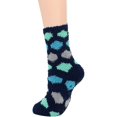 thumbnail image 5 of Zando Womens Fuzzy Socks Winter Slipper Socks Non-Slip Grip Socks Warm Fleece Socks Non Skid Socks Soft Fluffy Socks 5 Green Dot & Striped, 5 of 7