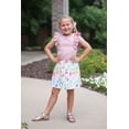 thumbnail image 5 of Millie Loves Lily Girls Mint and Pink Rib Tops and Printed Skorts Set, Big Girls, Size 6, 4-PCS, 5 of 7