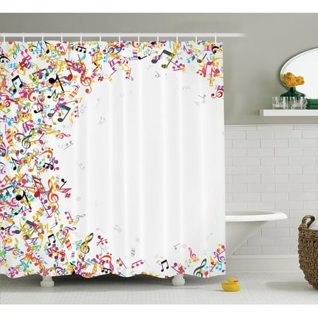 Music Decor Colorful Notes Frame Decorating Festival Singing Music Decor Colorful Notes Frame Decorating Festival Singing Enjoyment Fashion Bathroom Accessories 69w