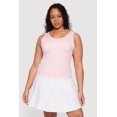 thumbnail image 2 of Women's Plus Size Lace Trim Scoop Neck Tank Top, 2 of 4