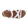 thumbnail image 3 of Walking Cradles Wc Pool Women Strappy Sandal In White  Silver Multi Leather, 3 of 6