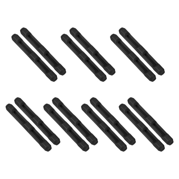 Uxcell Eyeglass Ear Cushions, 7 Pairs Glasses Ear Grip for 3-10mm Glasses, Black