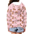 thumbnail image 3 of chaqlin Kids Axolotl Hoodies Girls 10-12 Full-Zip Sweatshirts Cute Capybara Long Sleeve Hooded Jacket Fall Outerwear with Pocket, 3 of 7