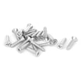 thumbnail image 2 of M5.5x25mm 316 Stainless Steel Flat Head  Self Tapping Screws Bolts 20pcs, 2 of 5