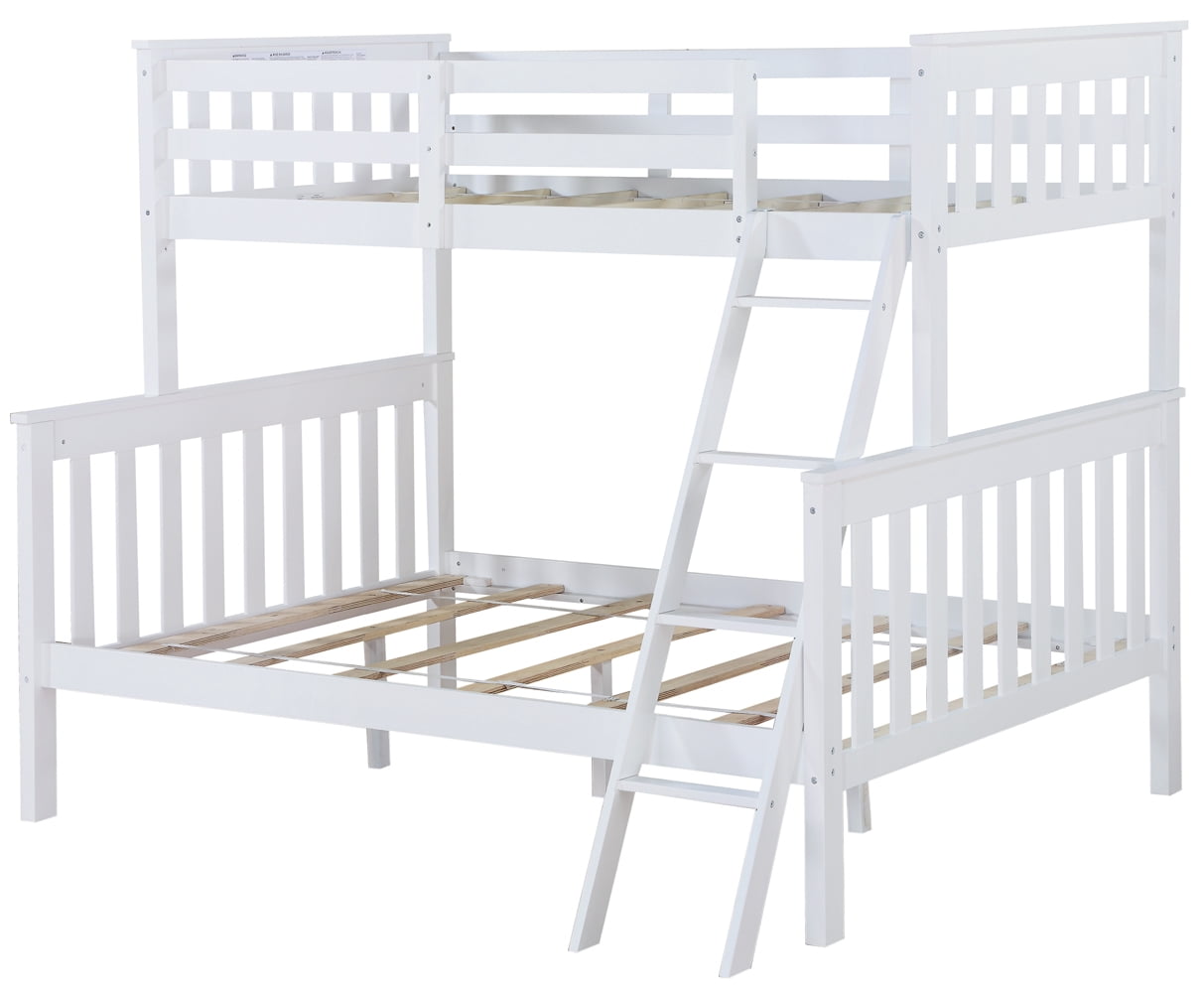 Angel Line Hudson Twin over Full Bunk Bed, White