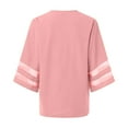 thumbnail image 5 of TINZ Casual Jacket Dailywear V Neck Solid Color Comfortable Designer Outerwear Open Front Summer Plus Size Short Sleeve Shirts Blouses Womens Button down Long Sleeve Cardigan Cardigan Sweatshirt, 5 of 5