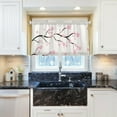 thumbnail image 6 of Coolnut Floral Kitchen Curtains 2 Panels, UV Protected Tier Curtains Half Window Curtains Kitchen Tiers for Guest Room Bathroom Sink Laundry Room Basement,24 x 27 Inch, 6 of 6