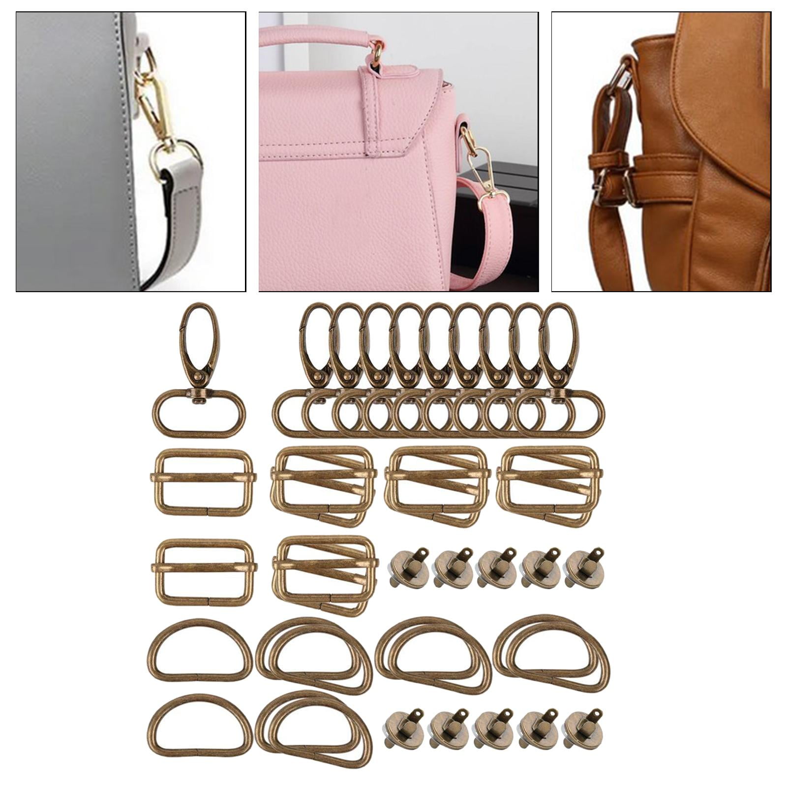 10Pcs Bag Strap Connector, DIY Bag Purse Making Supplies Durable Metal Tail  Clip with Key Ring Hand-Made Metal Bag Clip : Amazon.in: Home & Kitchen