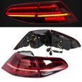 thumbnail image 4 of Taillights Assembly Led Tail Lights Reverse Light Fog Lamp Running Light VLAND RLook Full LED Dynamic Tail Lights Dark Red Lens Fit For MK7/7.5 R 20132020, 4 of 8