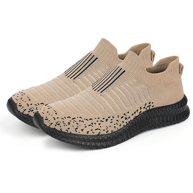 Zapatos para correr Zapatillas de deporte informales para hombre, calcetín transpirable a la moda, zapatos para correr, malla para primavera/verano